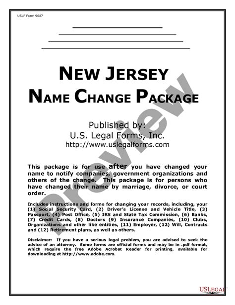 nj name change marriage.